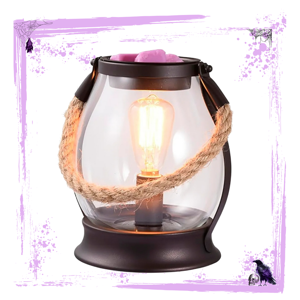 Up & Away Lantern Wax Warmer & Burnt Hellos scented Scoopable Wax